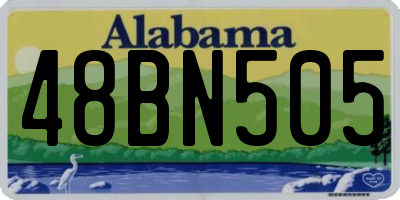 AL license plate 48BN505