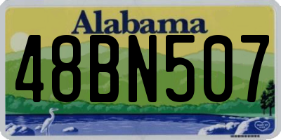 AL license plate 48BN507