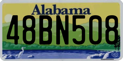 AL license plate 48BN508