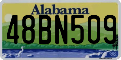 AL license plate 48BN509
