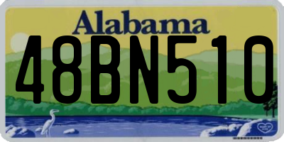 AL license plate 48BN510