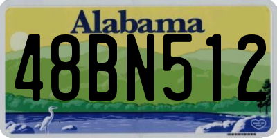 AL license plate 48BN512