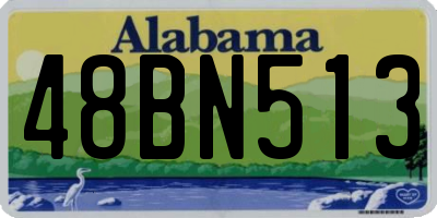 AL license plate 48BN513