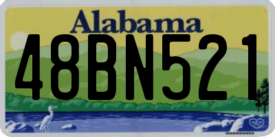 AL license plate 48BN521