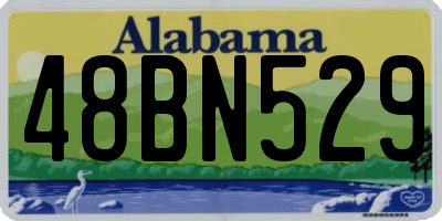 AL license plate 48BN529