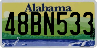 AL license plate 48BN533