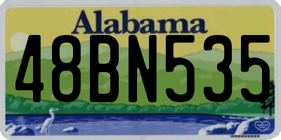 AL license plate 48BN535