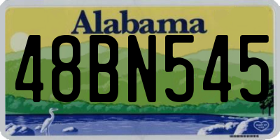 AL license plate 48BN545
