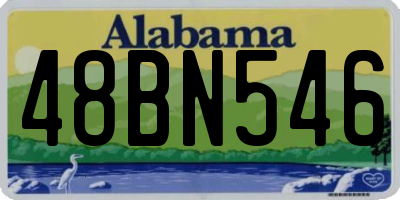 AL license plate 48BN546