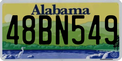AL license plate 48BN549
