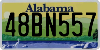 AL license plate 48BN557