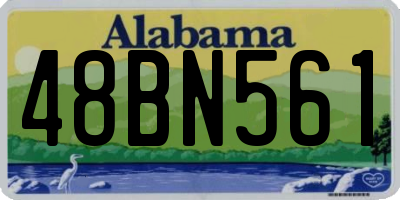 AL license plate 48BN561
