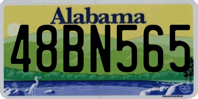 AL license plate 48BN565