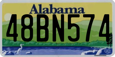 AL license plate 48BN574