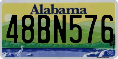 AL license plate 48BN576