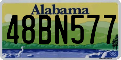 AL license plate 48BN577