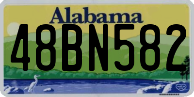 AL license plate 48BN582