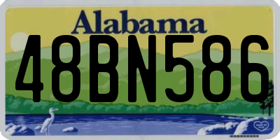 AL license plate 48BN586