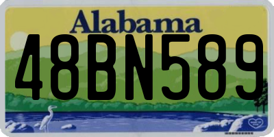 AL license plate 48BN589