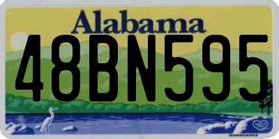 AL license plate 48BN595