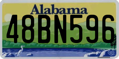 AL license plate 48BN596