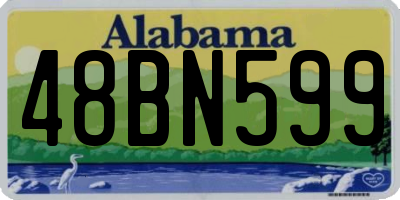 AL license plate 48BN599