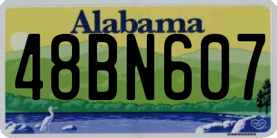 AL license plate 48BN607