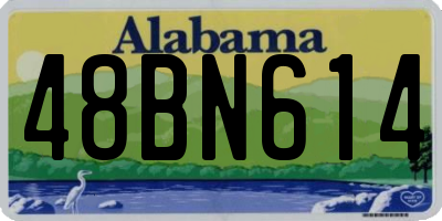 AL license plate 48BN614