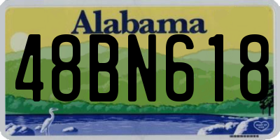 AL license plate 48BN618