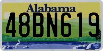 AL license plate 48BN619