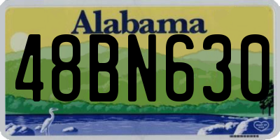 AL license plate 48BN630