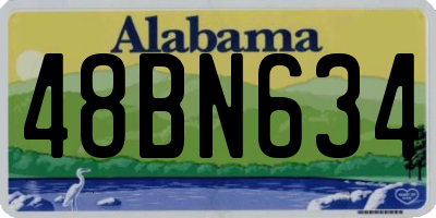 AL license plate 48BN634