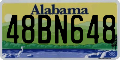 AL license plate 48BN648