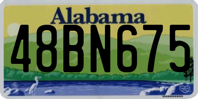 AL license plate 48BN675