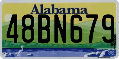 AL license plate 48BN679