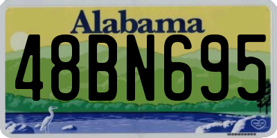 AL license plate 48BN695