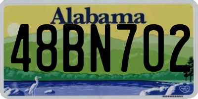 AL license plate 48BN702