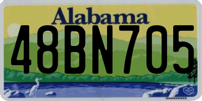 AL license plate 48BN705