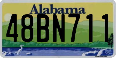 AL license plate 48BN711