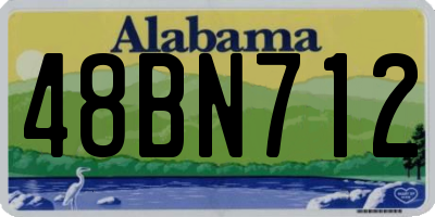 AL license plate 48BN712