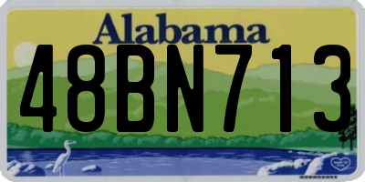 AL license plate 48BN713