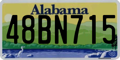 AL license plate 48BN715