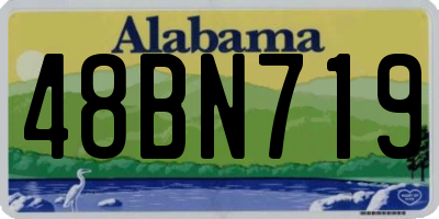 AL license plate 48BN719
