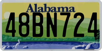 AL license plate 48BN724