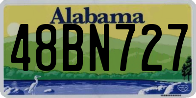 AL license plate 48BN727