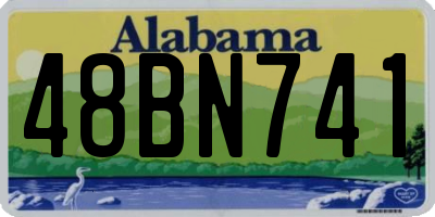 AL license plate 48BN741