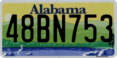 AL license plate 48BN753