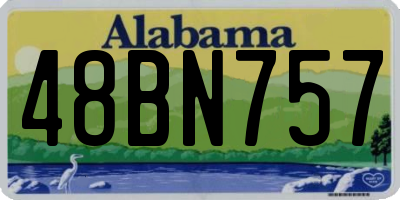 AL license plate 48BN757