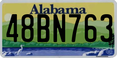 AL license plate 48BN763