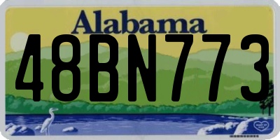 AL license plate 48BN773